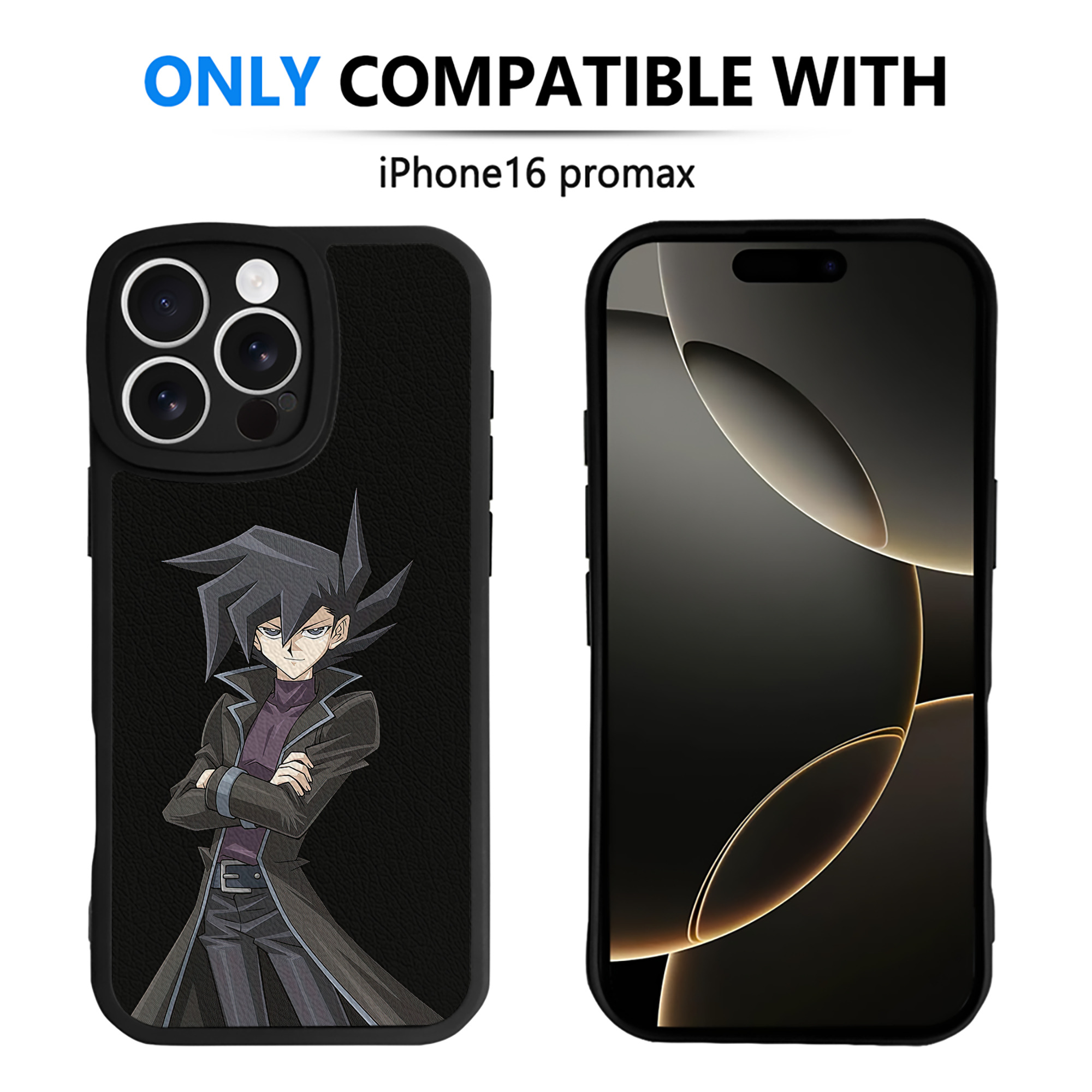 遊☆戯☆王 Yu-Gi-Oh! 【iPhone 16シリーズ対応】シリコンスマホケース（レザー調） 材質：シリコン